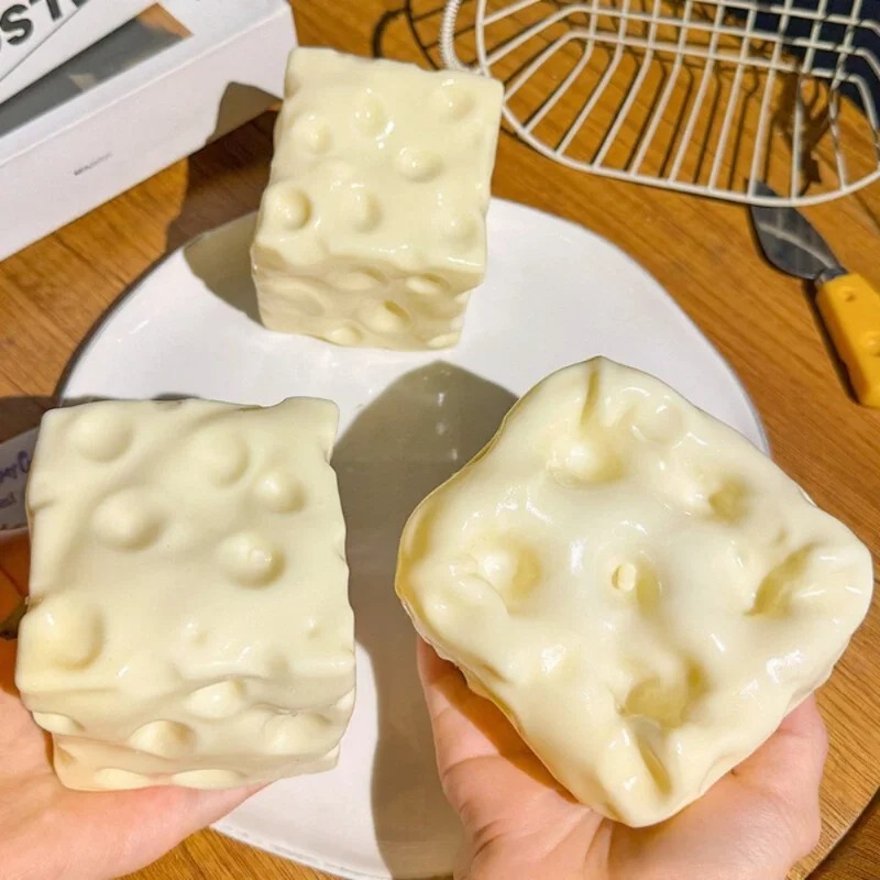 Fidget Cube Original - Taba Squishy Peynir Küpü Stres Topu
