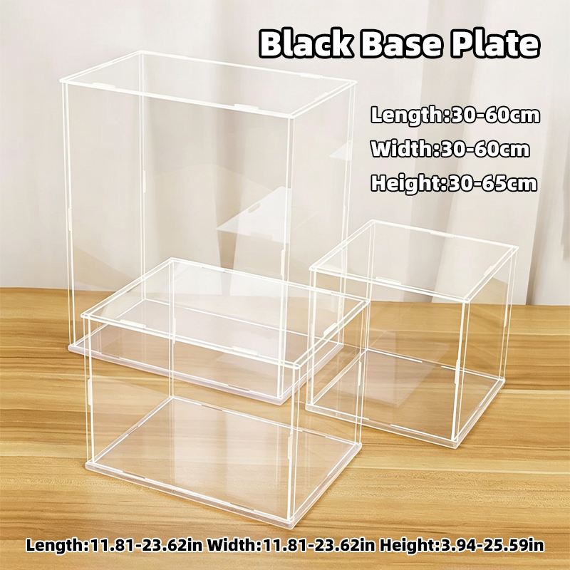 Display Case Acrylic - Şeffaf Akrilik Vitrin Kutusu Toz Kapağı