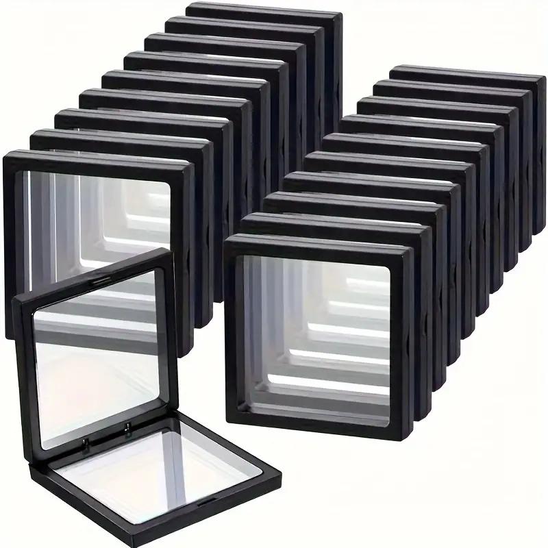 Display Case Acrylic - 20 adet Clearview 3D Yüzen Vitrinler